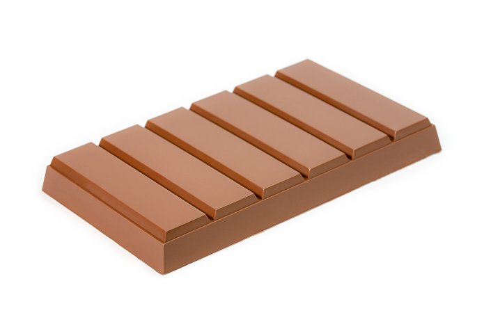 Шоколадная плита из Молочного шоколада 2,5 кг (Без Сахара)